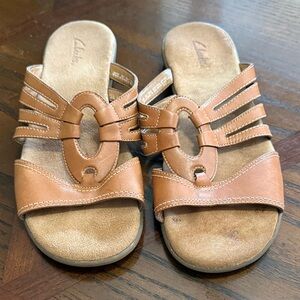 Clarks Slip-on Slide Sandals